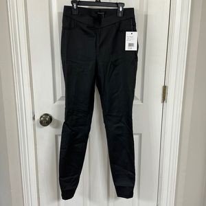 Zac & Rachel black faux leather skinny jeggings